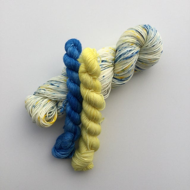 For Ukraine Yellow Sock Weight Yarn – Southeast Ohio Fiberworks